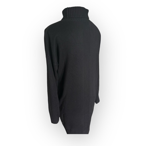 Lululemon Athletica Softer Still Turtleneck Pullover Dress Black S Cashlu™ Knit - Picture 9 of 12